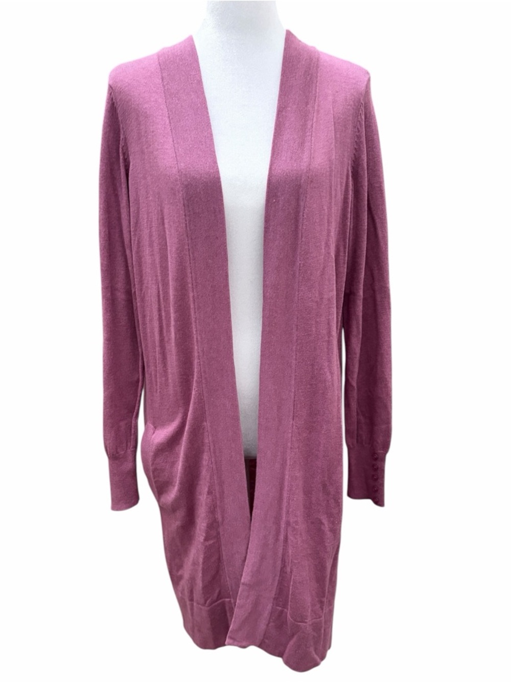 d&co Purple Lightweight Long Cardigan Sweater XS Small